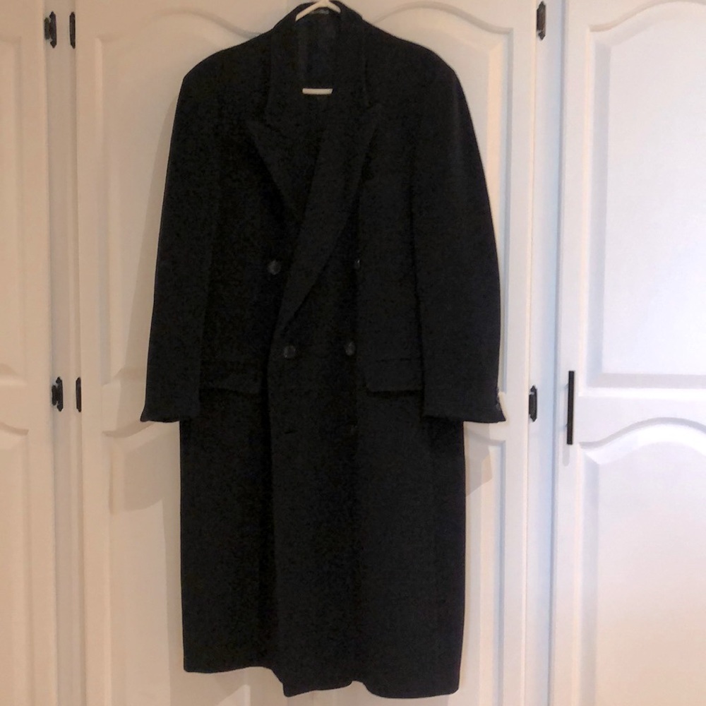 Giorgio Armani black pea coat